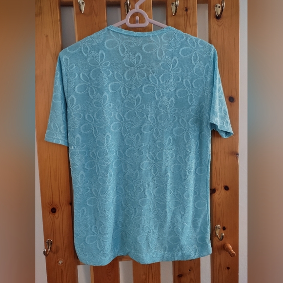 Light Blue Embroidered Cardigan - Picture 3 of 3